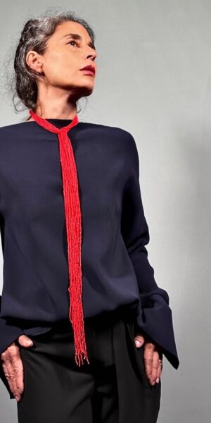 BLUSA IN SETA